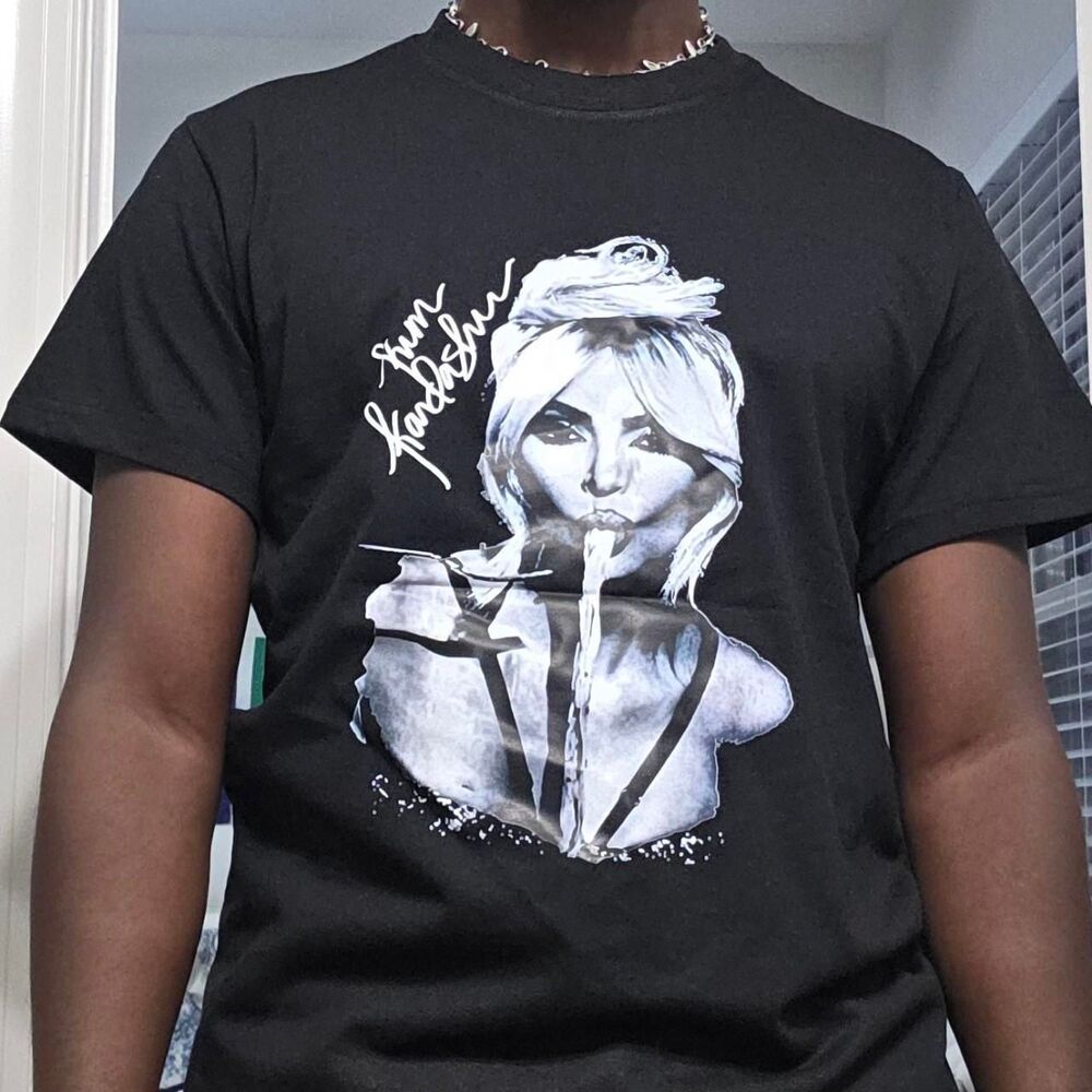 Britney Spears Black Portrait Graphic Pop Culture T-Shirt
